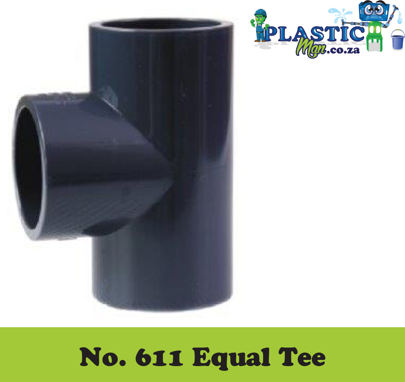 No. 611 Solvent Equal Tee