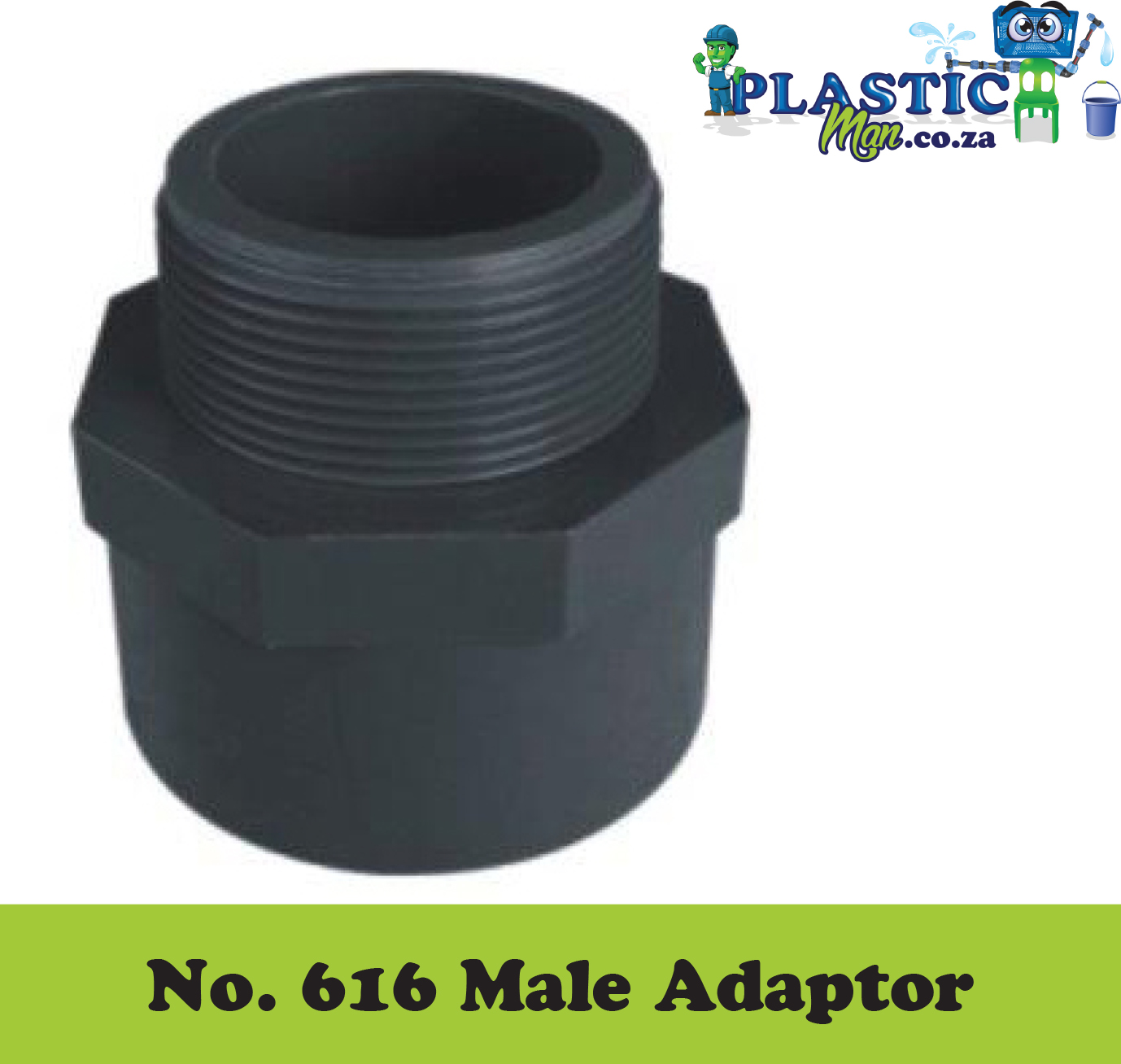 No. 616 Solvent Male Adaptor