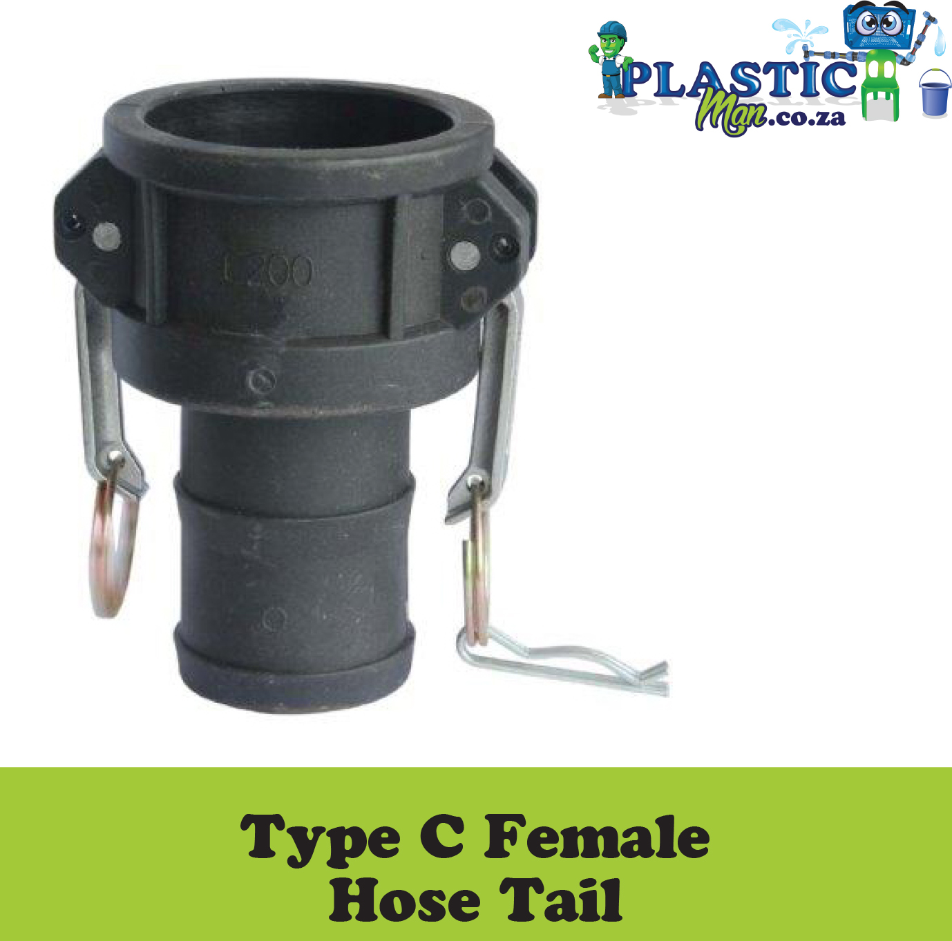 Type C - Female Coupler X Hose Tail